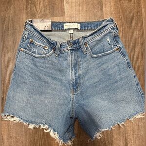 Abercrombie & Fitch Blue Denim Shorts